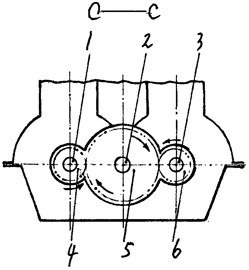 Piston reciprocating double-cylinder engine