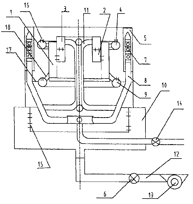 Double-high burner