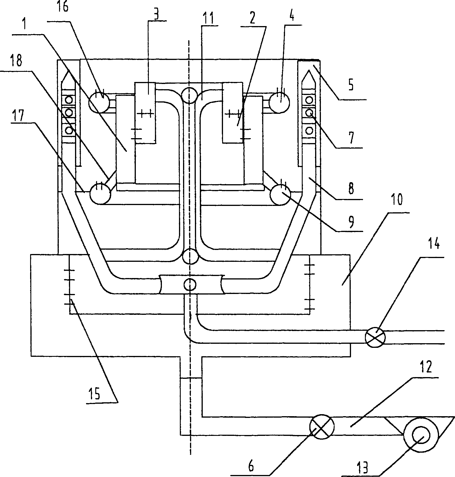 Double-high burner