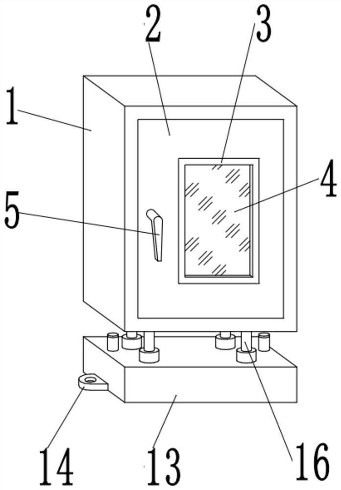 Fireproof anti-seismic alternating-current low-voltage power distribution cabinet