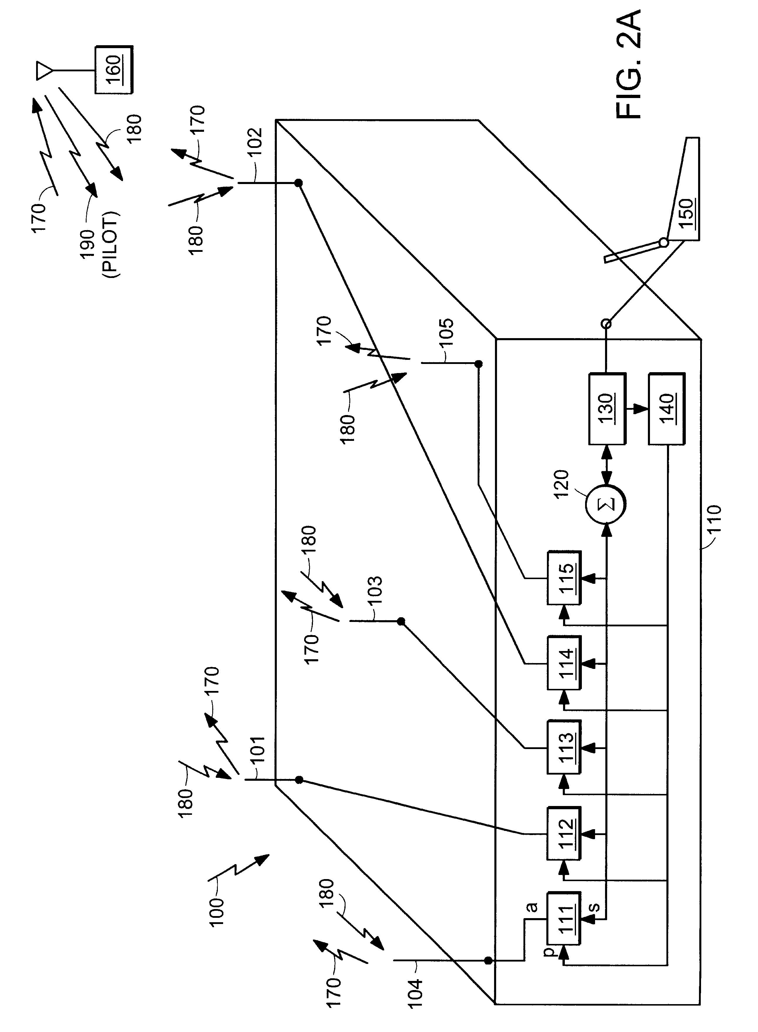 Adaptive antenna for use in same frequency networks