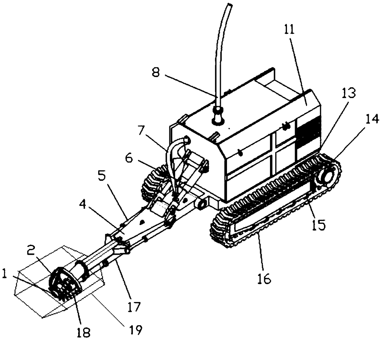 Cutter-suction natural gas hydrate collecting system