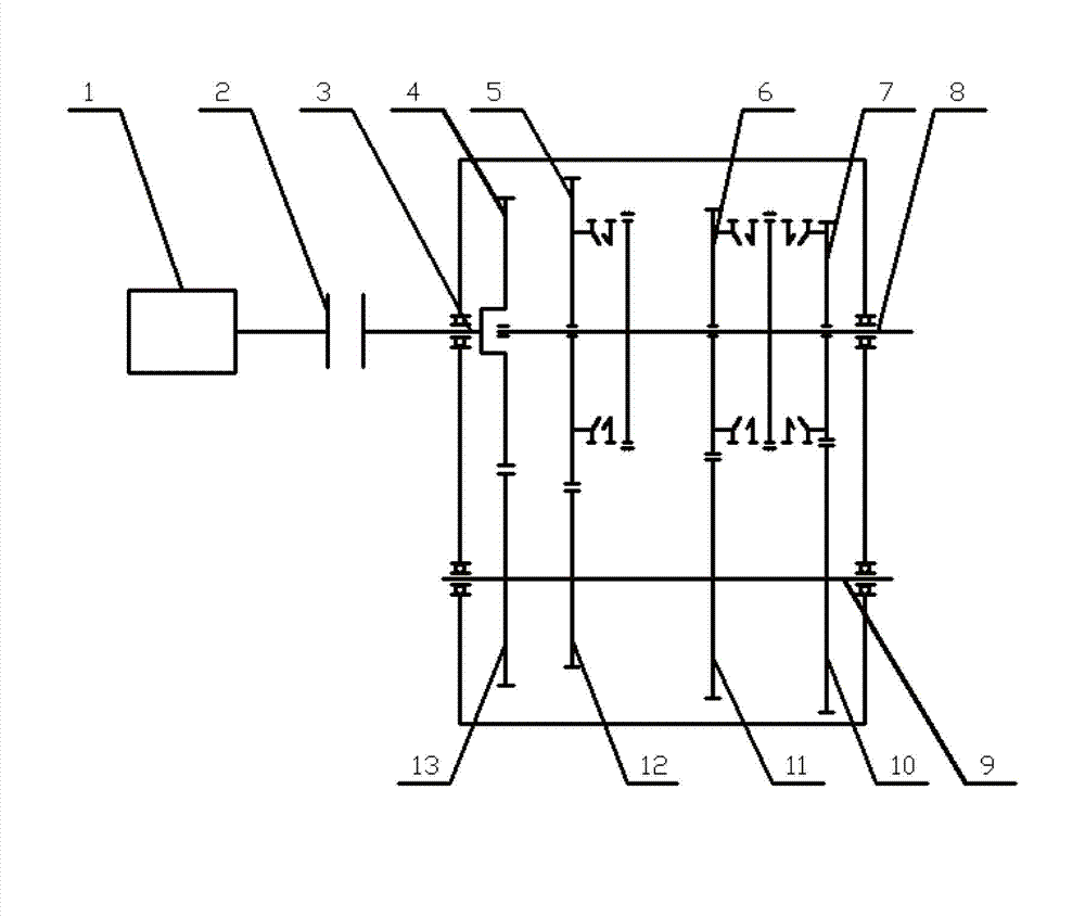 Driving system for electric vehicle