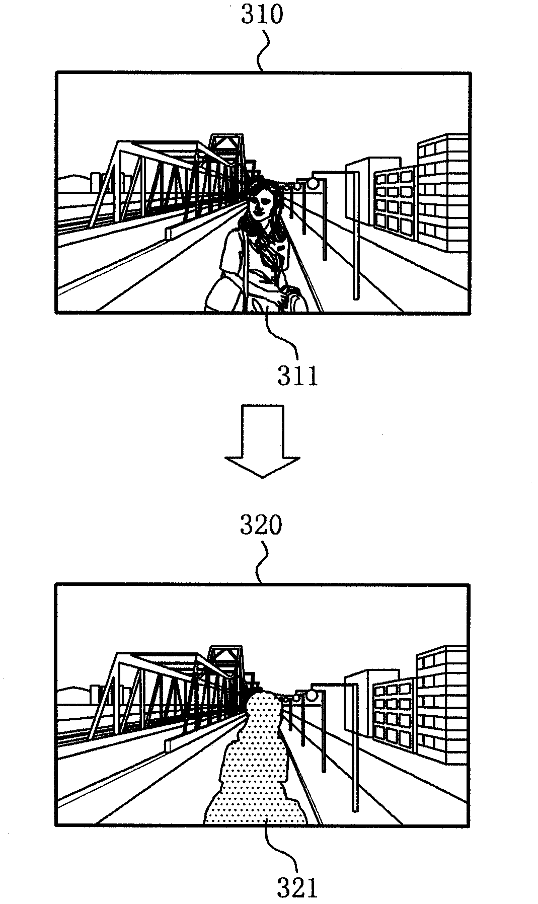 Communication terminal for providing silhouette function on video screen for video call and method thereof