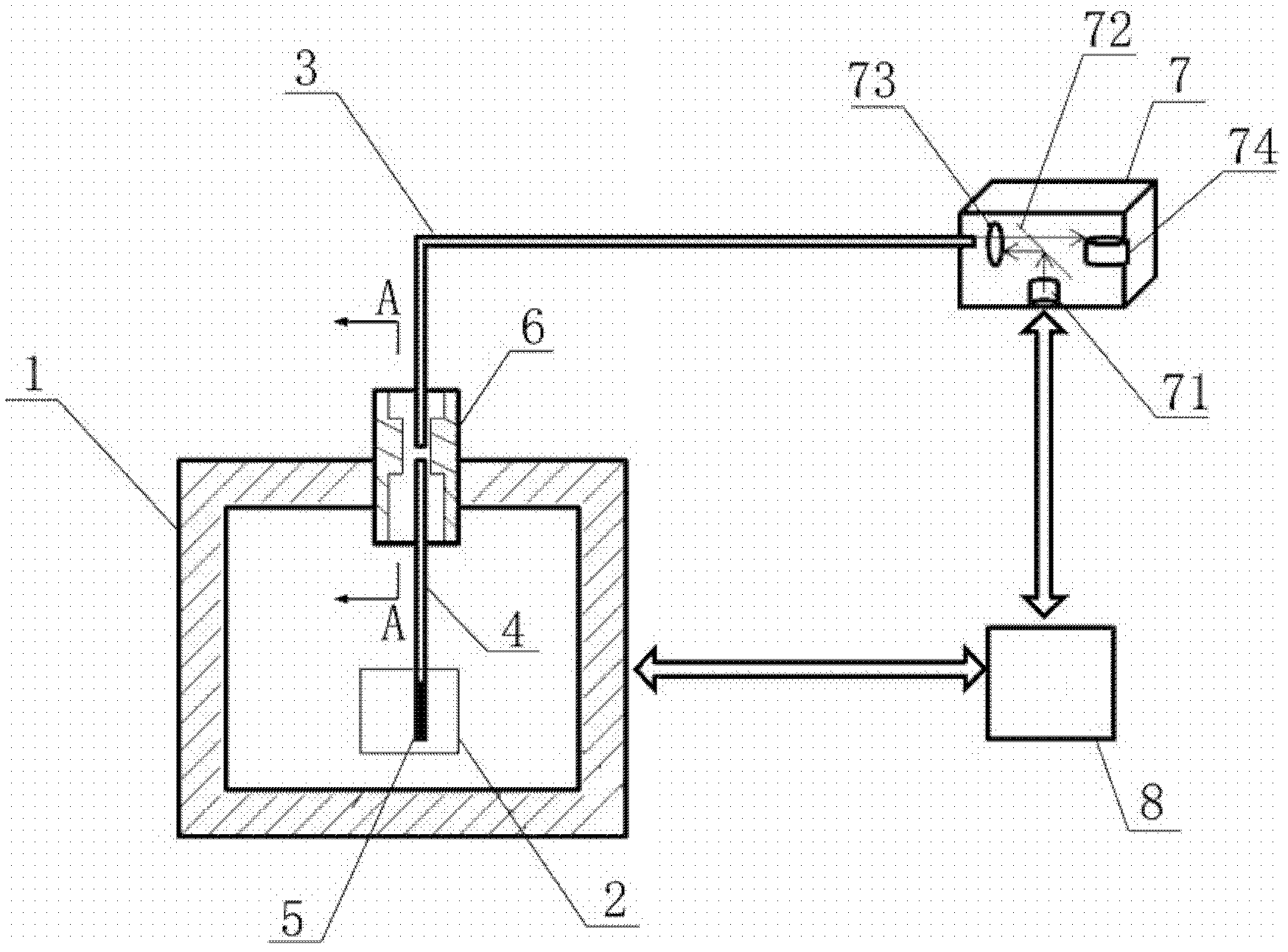 Microwave temperature measurement system based on fluorescence fiber temperature measurement