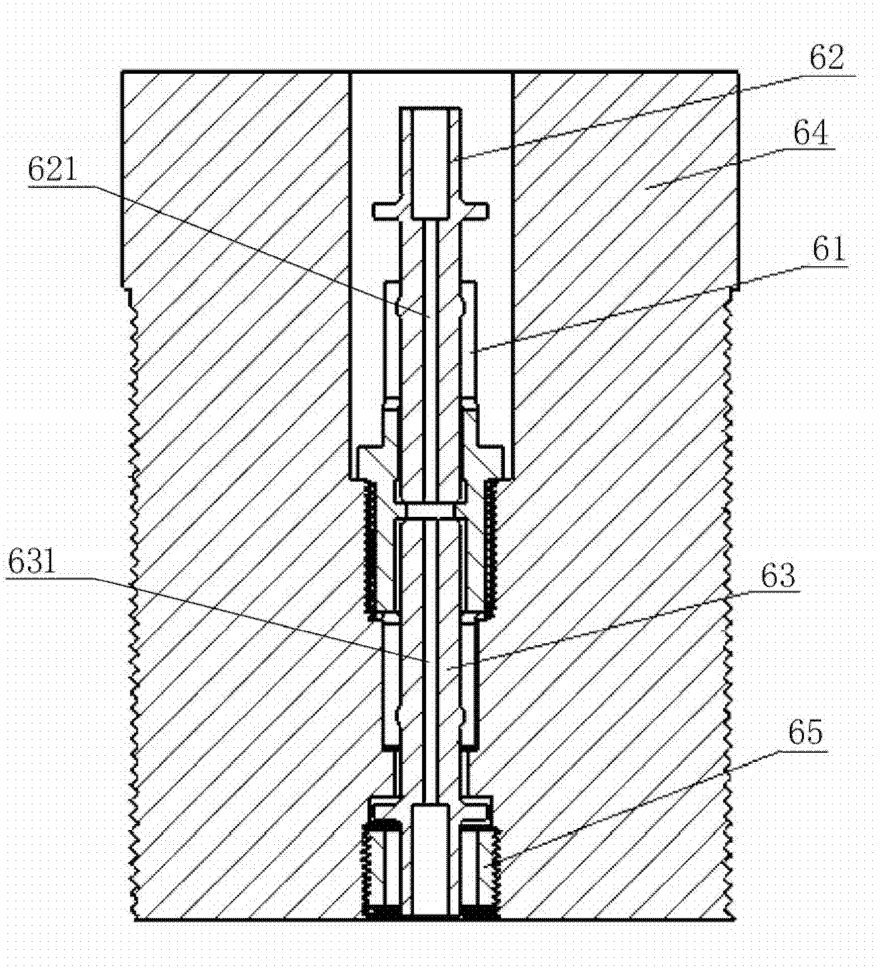 Microwave temperature measurement system based on fluorescence fiber temperature measurement