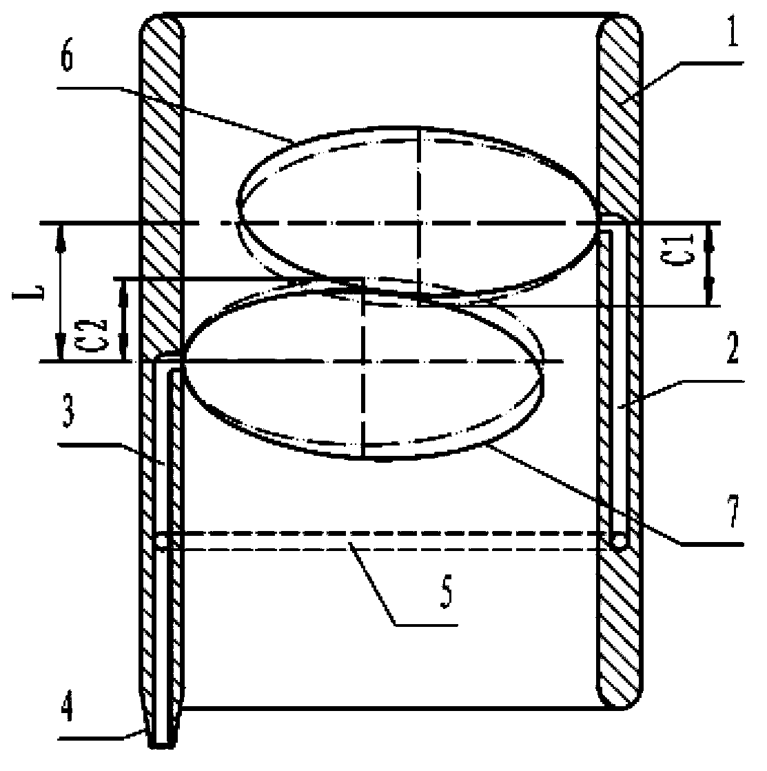 Praeternaturalis anus control device for enterostomy