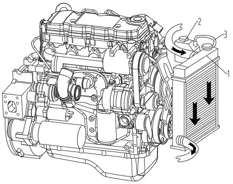 A voltage stabilizer for engine cooling system