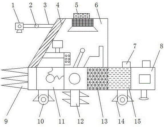 Maize-straw returning machine