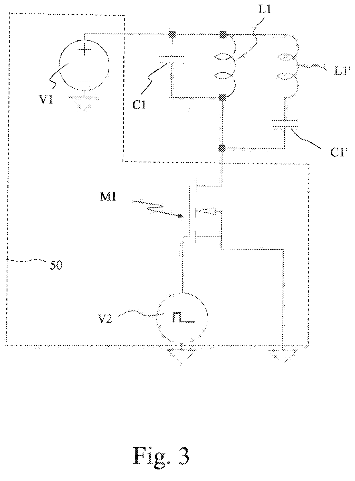 Device and process for the production and transfer of heating and cooling power