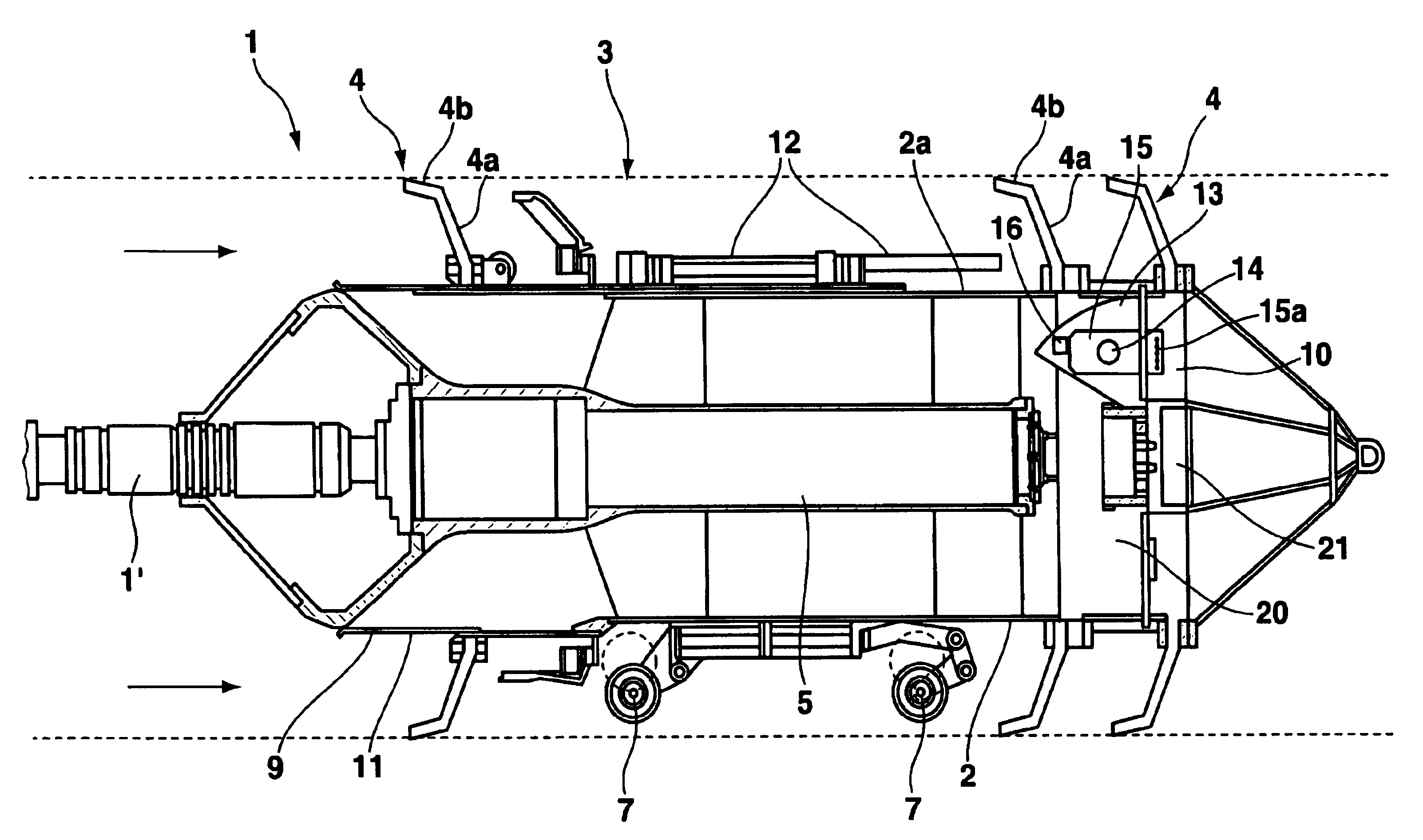 Pipe conduit vehicle