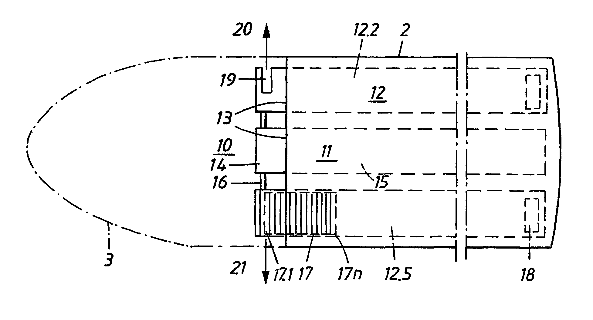 Method for discharging countermeasure means, rocket launcher, and dispenser arrangement