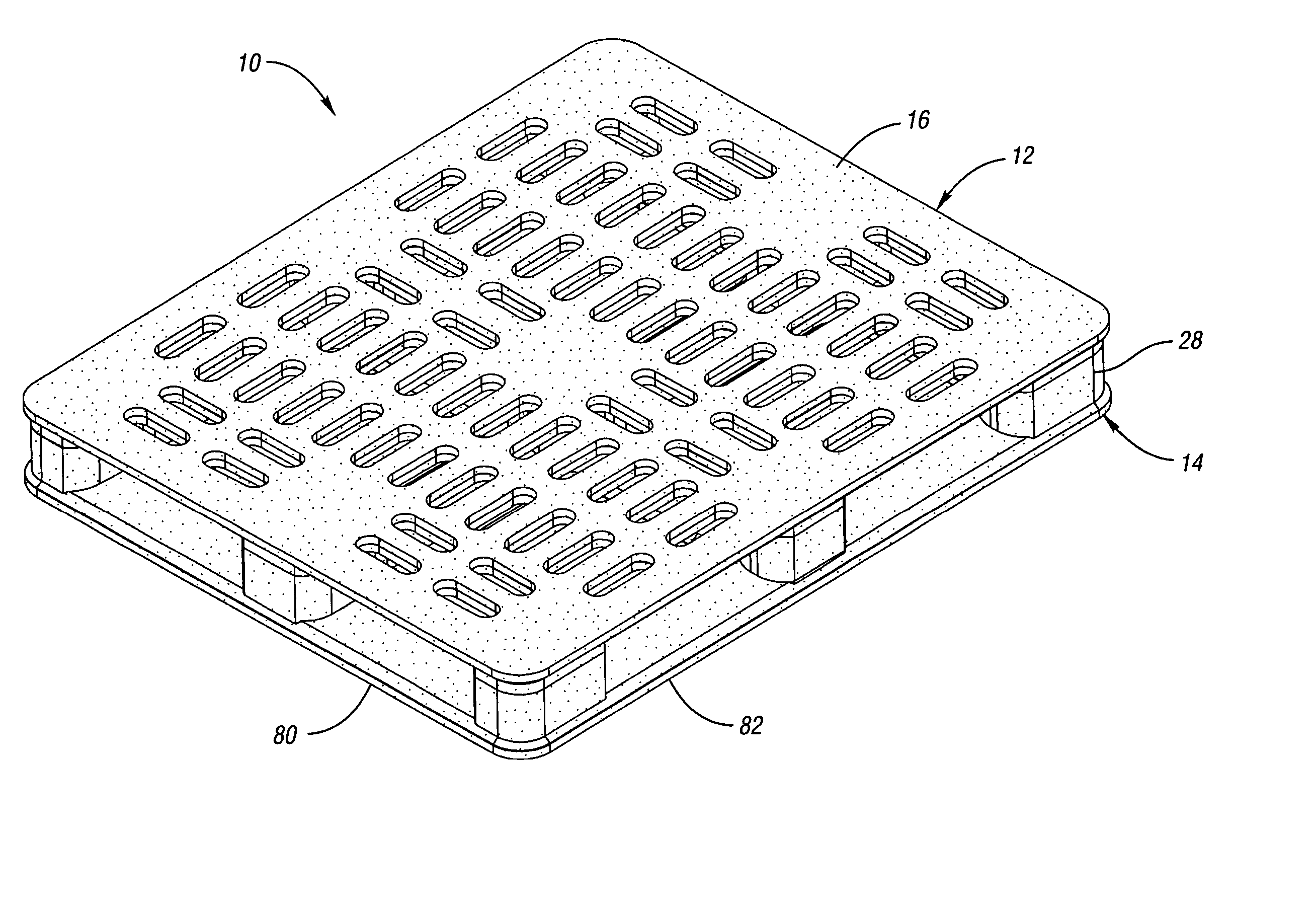 Reinforced pallet