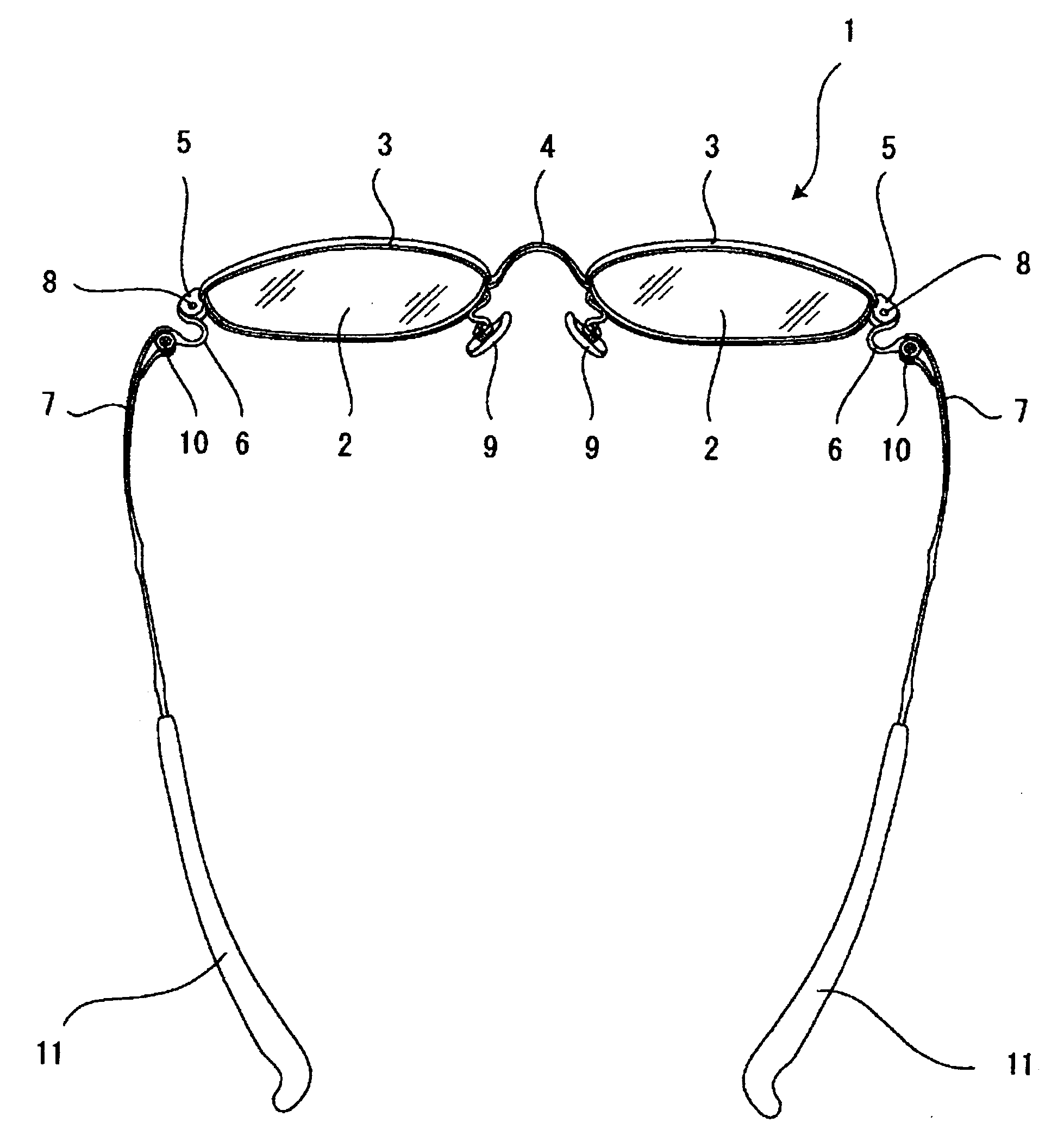 Eyeglass frame