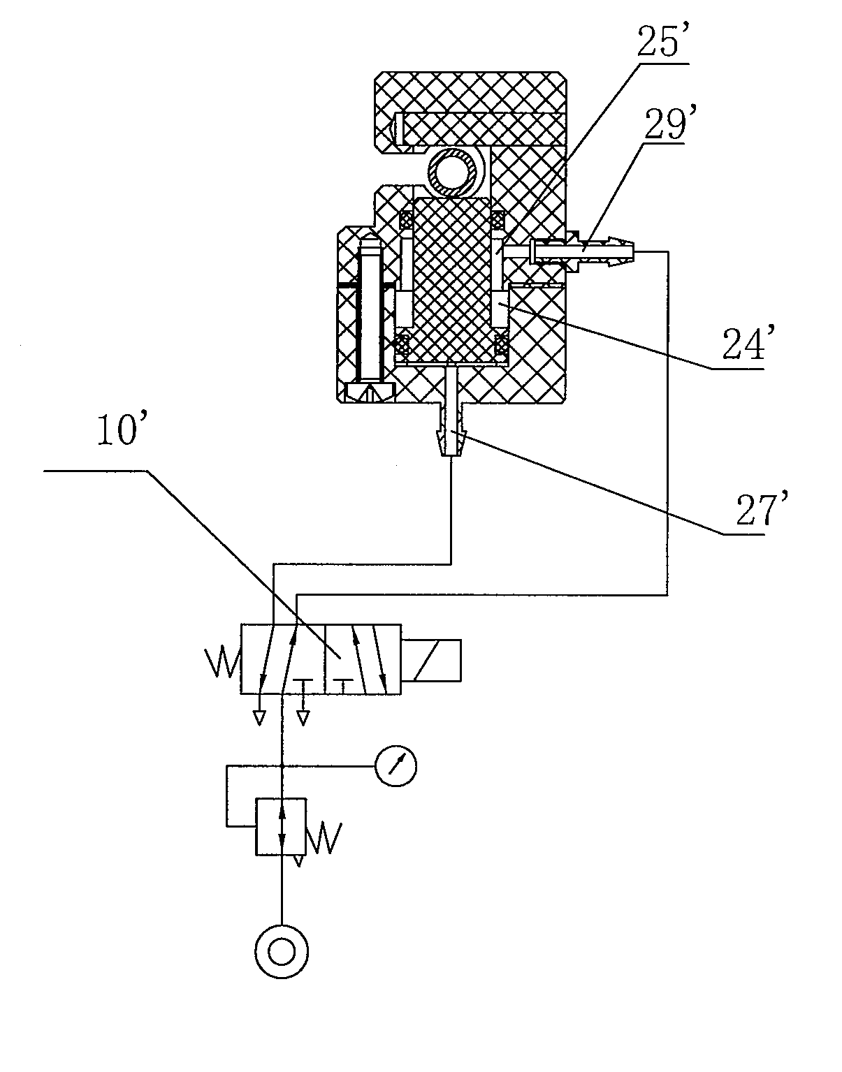 Pneumatic pinch valve