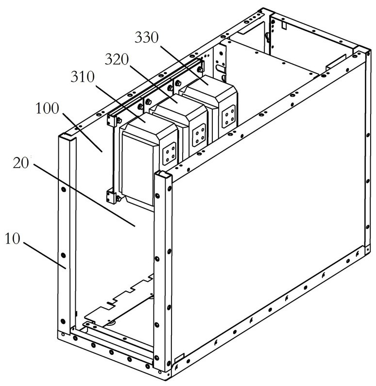 Switch cabinet body, switch cabinet and its transformer installation structure