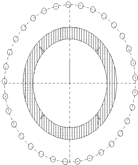 Post-unfreezing water burst prevention method of non-full-depth freezing vertical shaft