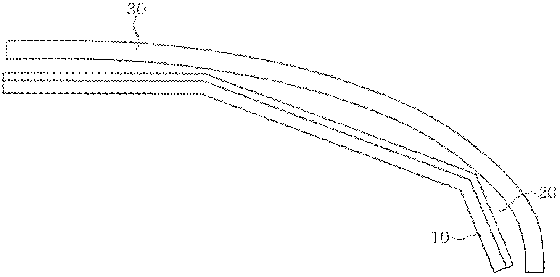 Antenna having complex internal structure