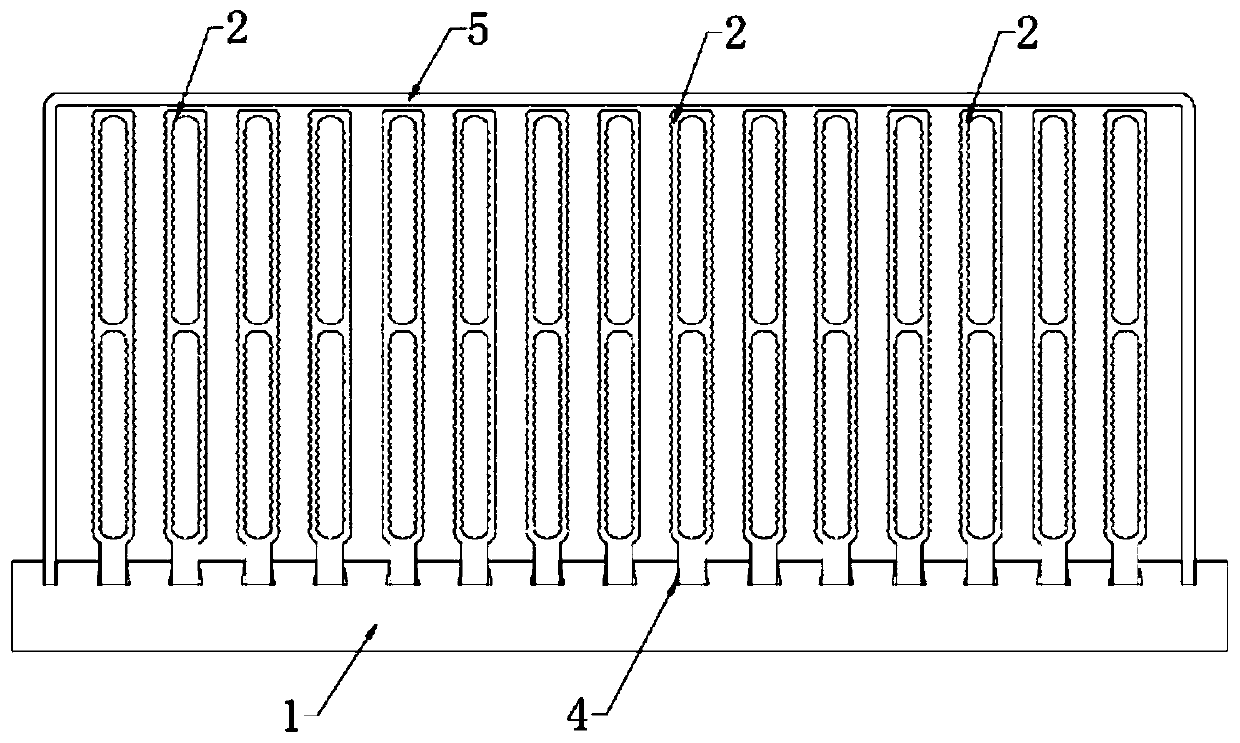 Magnetic attraction type air cooling radiator