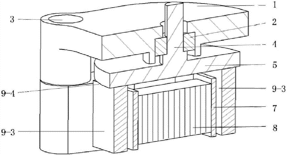 Dissymmetrically-arranged single-piezoelectric stack driving type bidirectional rotary inertia actuator