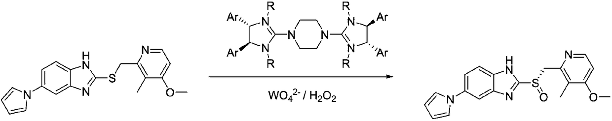 Method for synthesizing chiral ilaprazole