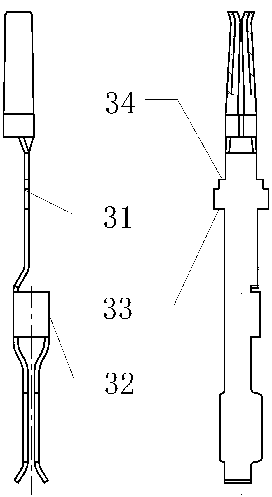 Floating type DB serial port socket connector