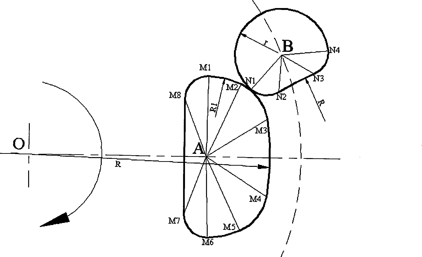 Hexa-claw executing mechanism of weeding robot