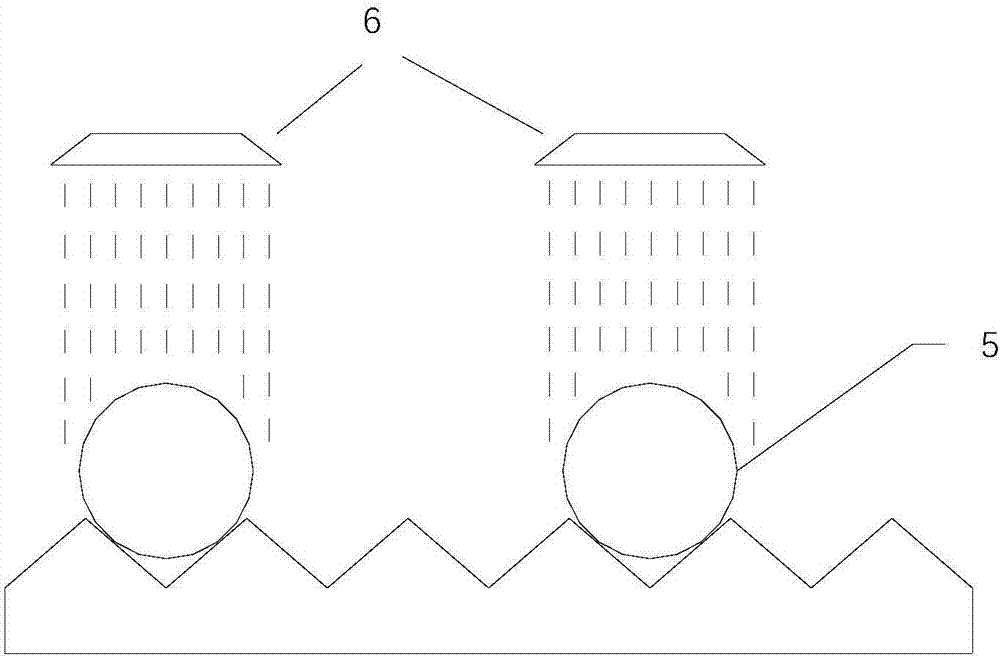 Method for controlling reticular carbide in bearing steel bar and device for implementing the method