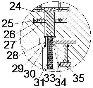 Cable take-up device and use method thereof