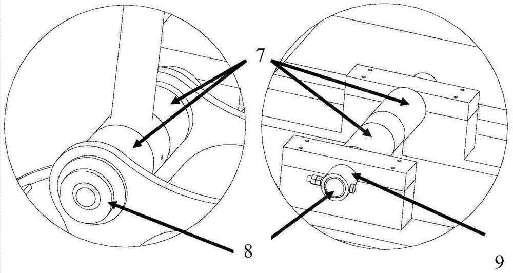 A wear test device for excavator bucket