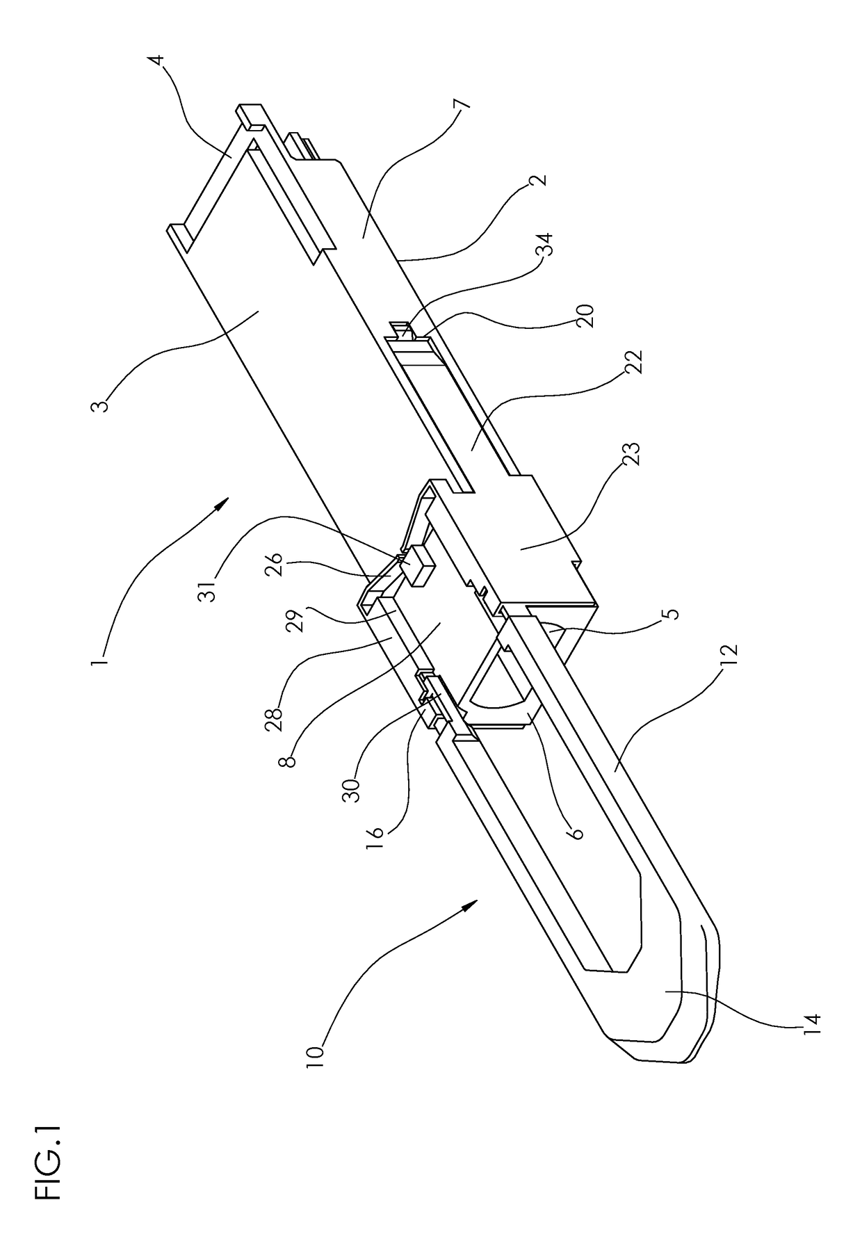 Pluggable transceiver module with integrated release mechanism