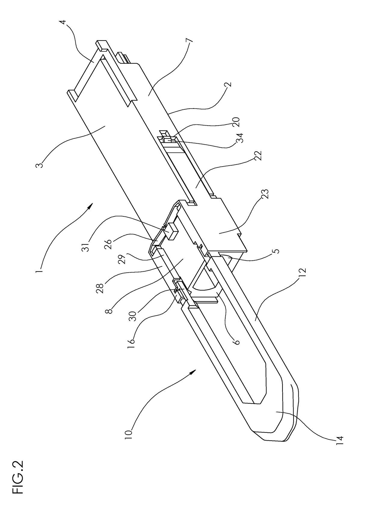 Pluggable transceiver module with integrated release mechanism