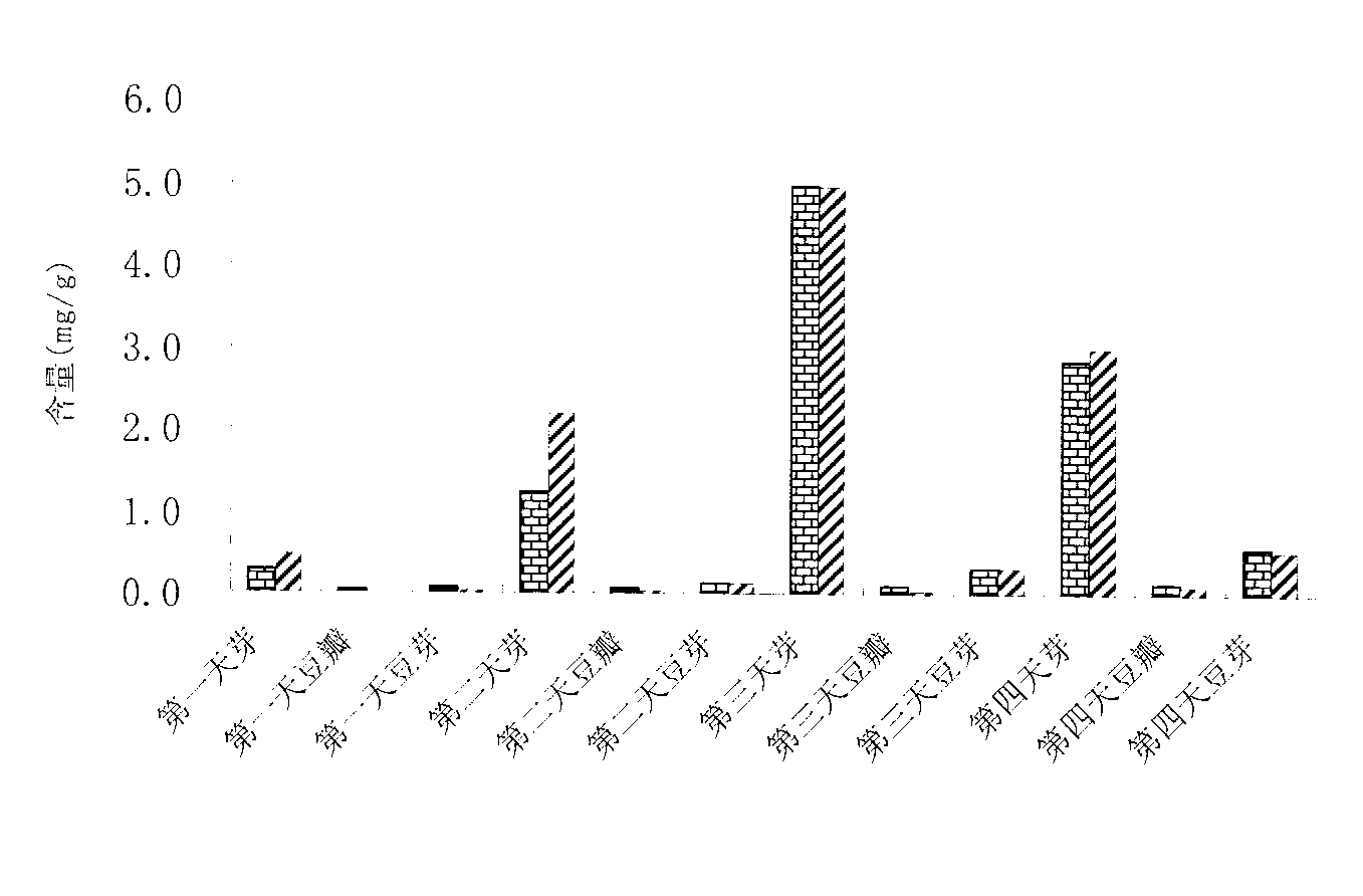 Preparation method and application of chickpea sprout extract dispersible tablet