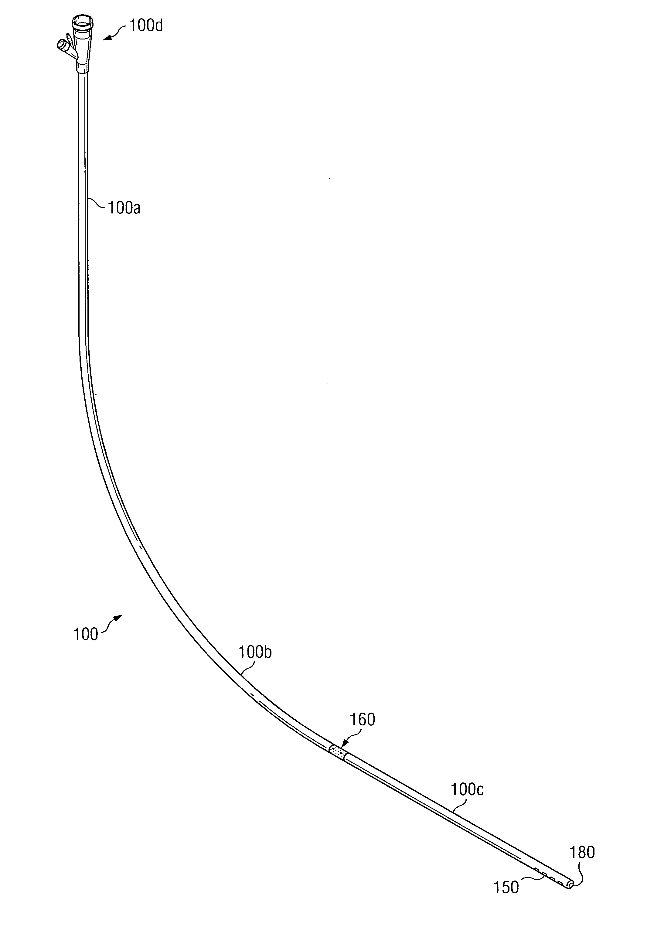 Gastric aspirate intestinal feeding tube