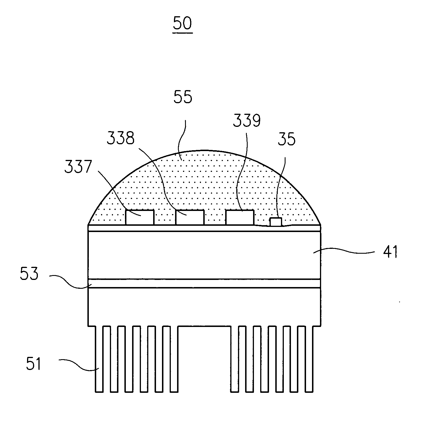 Light-emitting diode with prevention of electrostatic damage