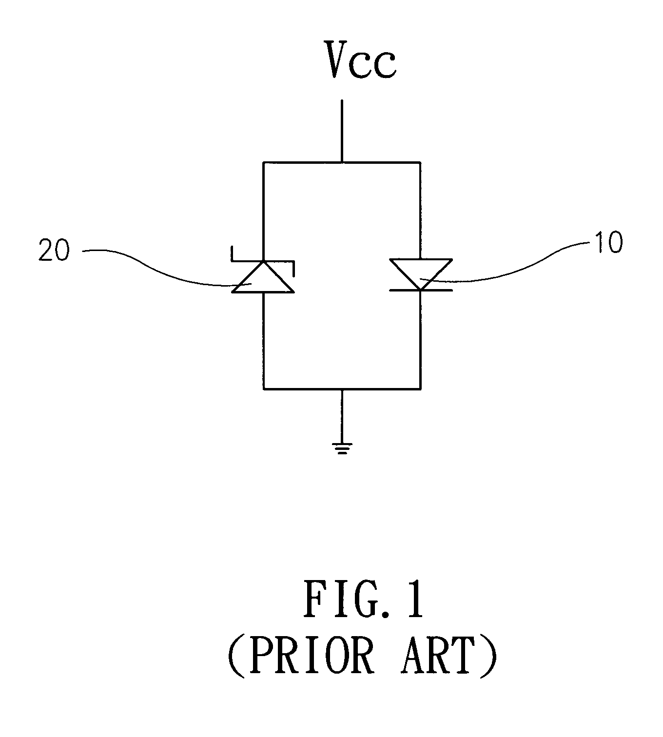 Light-emitting diode with prevention of electrostatic damage