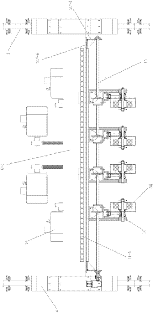 Multi-head metal composite plate polishing machine