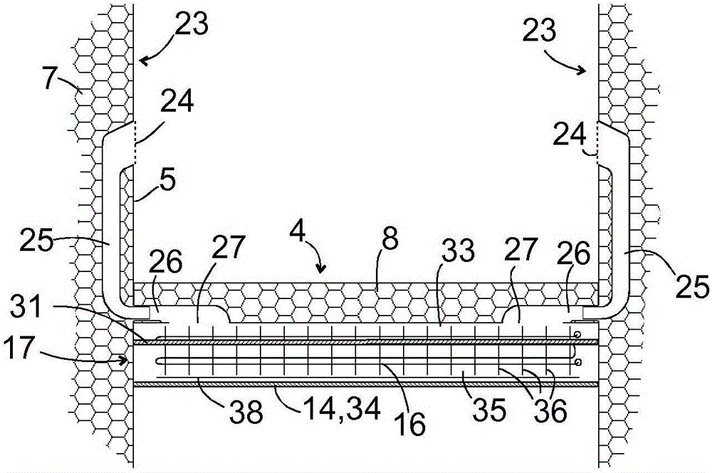 Refrigeration device having a plurality of storage chambers