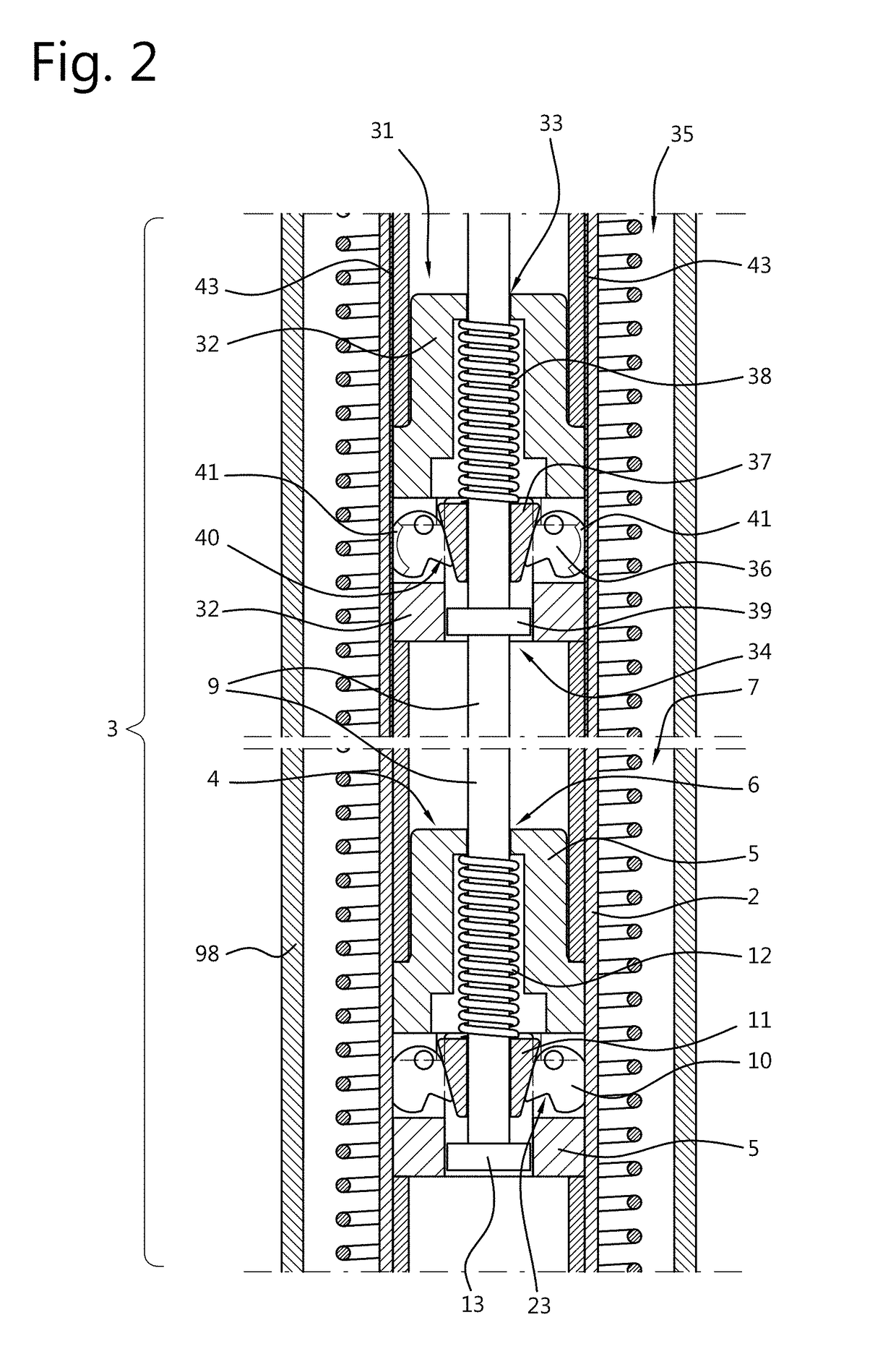 Height adjustable stand and a table comprising the same