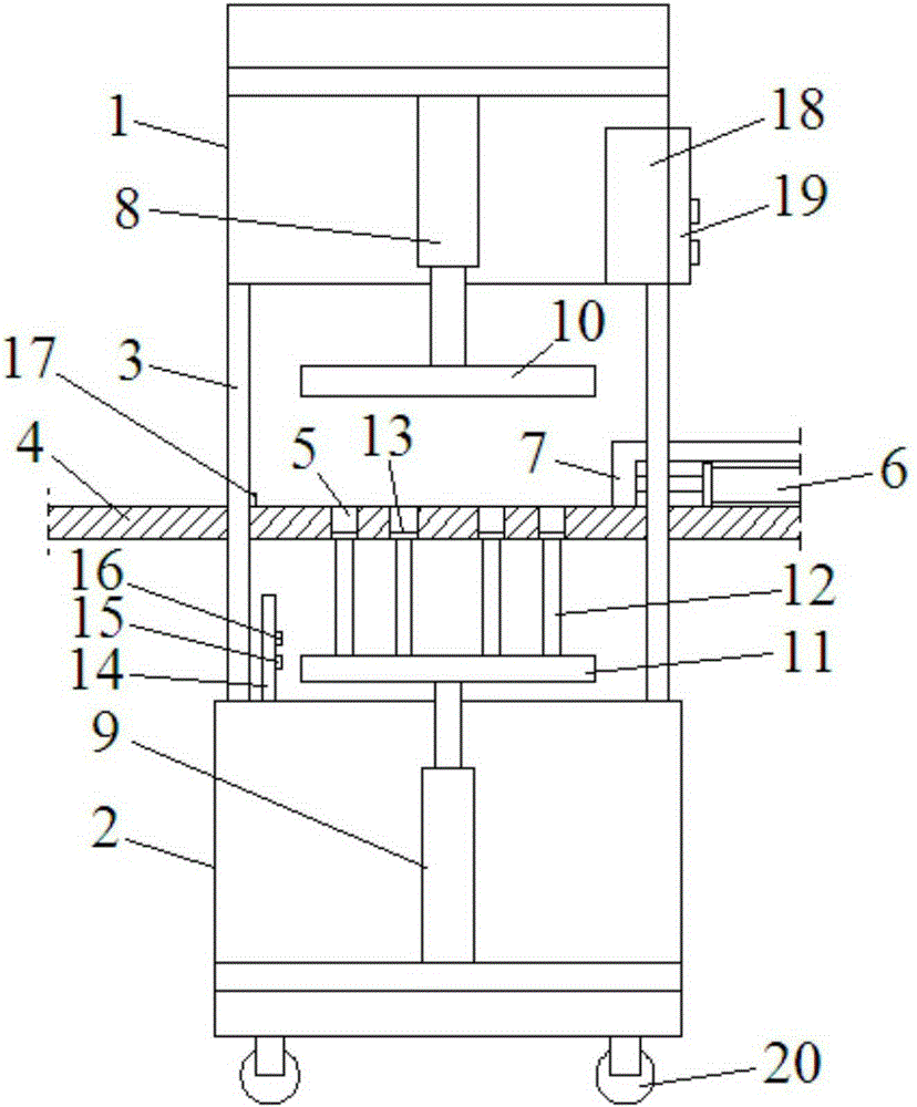 Cake forming machine