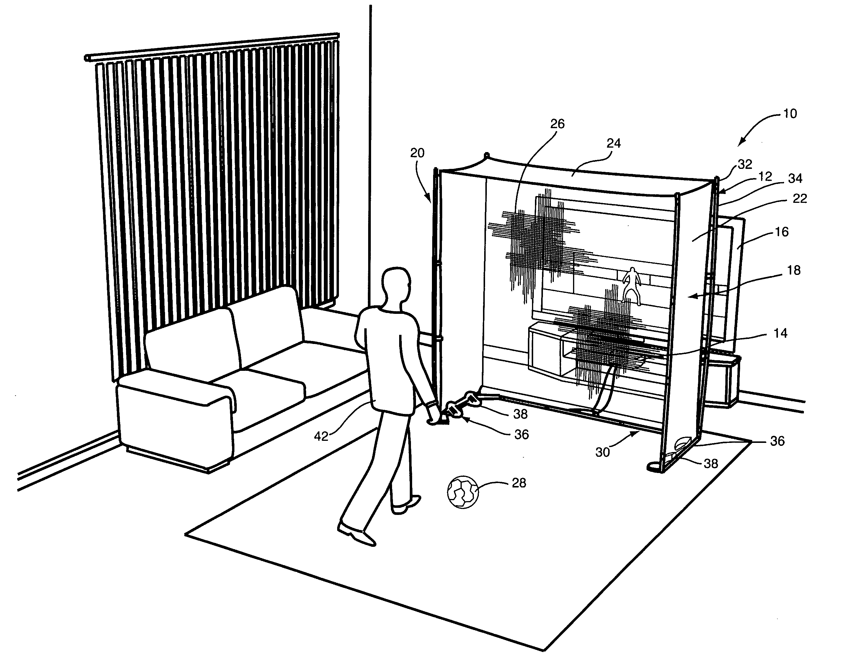 Object tracking interface device as a peripheral input device for computers or game consoles