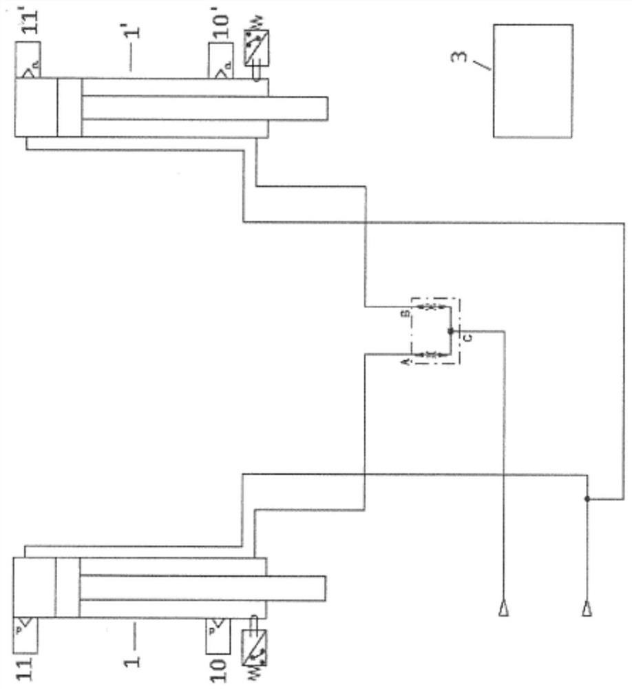 Device and method for weighing ballast at a crane and corresponding crane