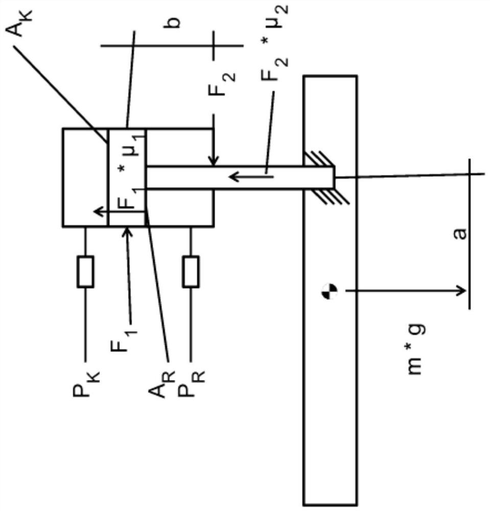 Device and method for weighing ballast at a crane and corresponding crane