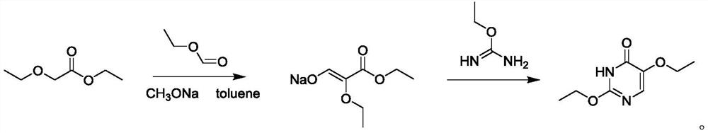 Preparation method of 2-ethoxy-5-fluorouracil impurity