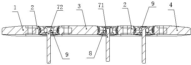 Modular assembly type bone fracture plate