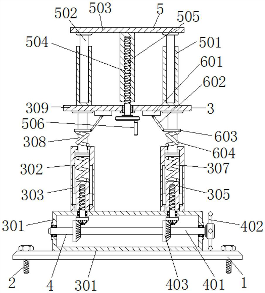 Efficient buffering and damping device suitable for highway bridge