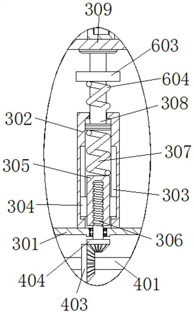 Efficient buffering and damping device suitable for highway bridge