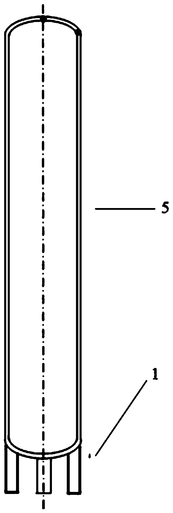 Dual-function shock absorbing supporting structure for liquid storage tank