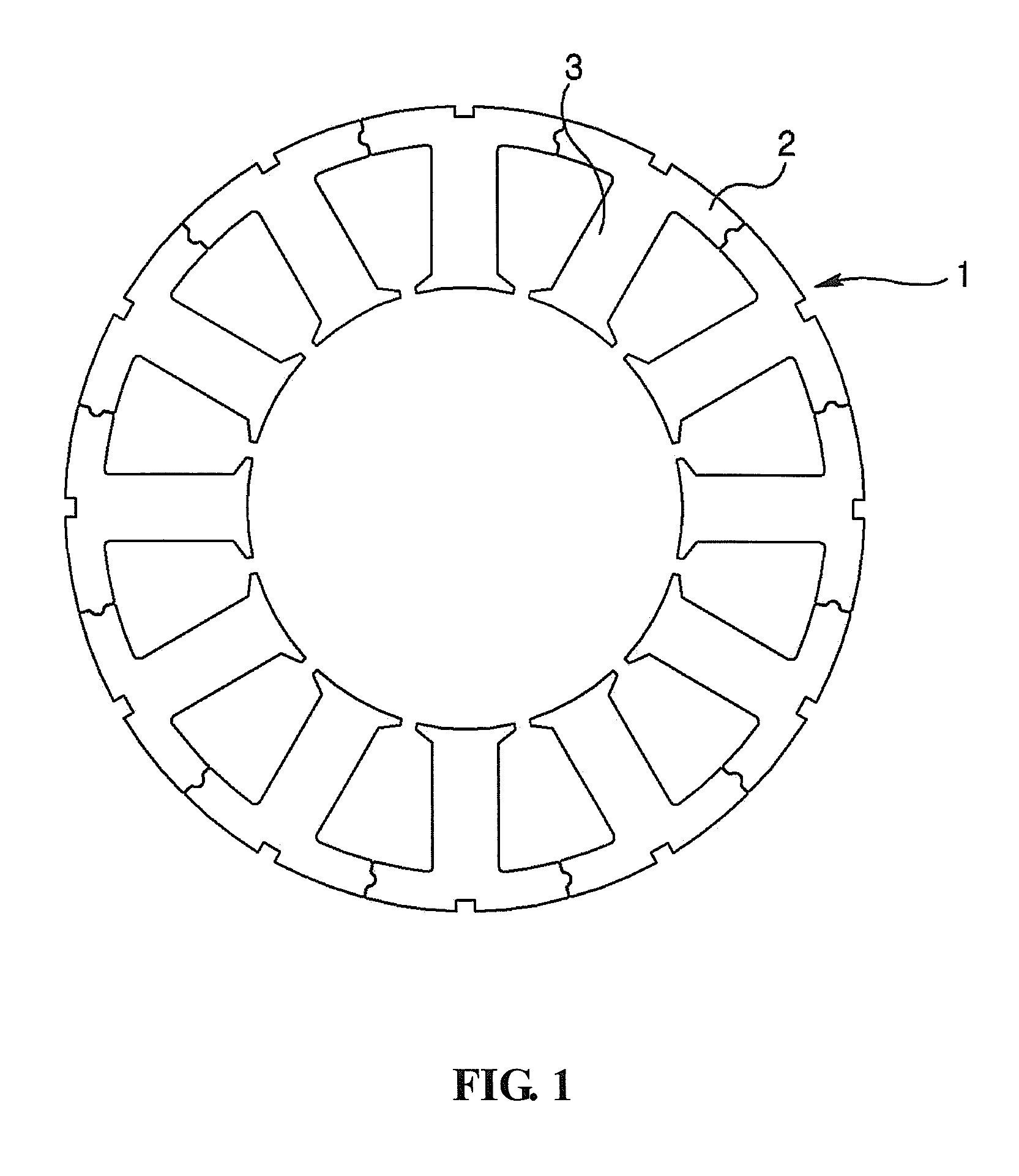 Divided Core of EPS Motor Stator