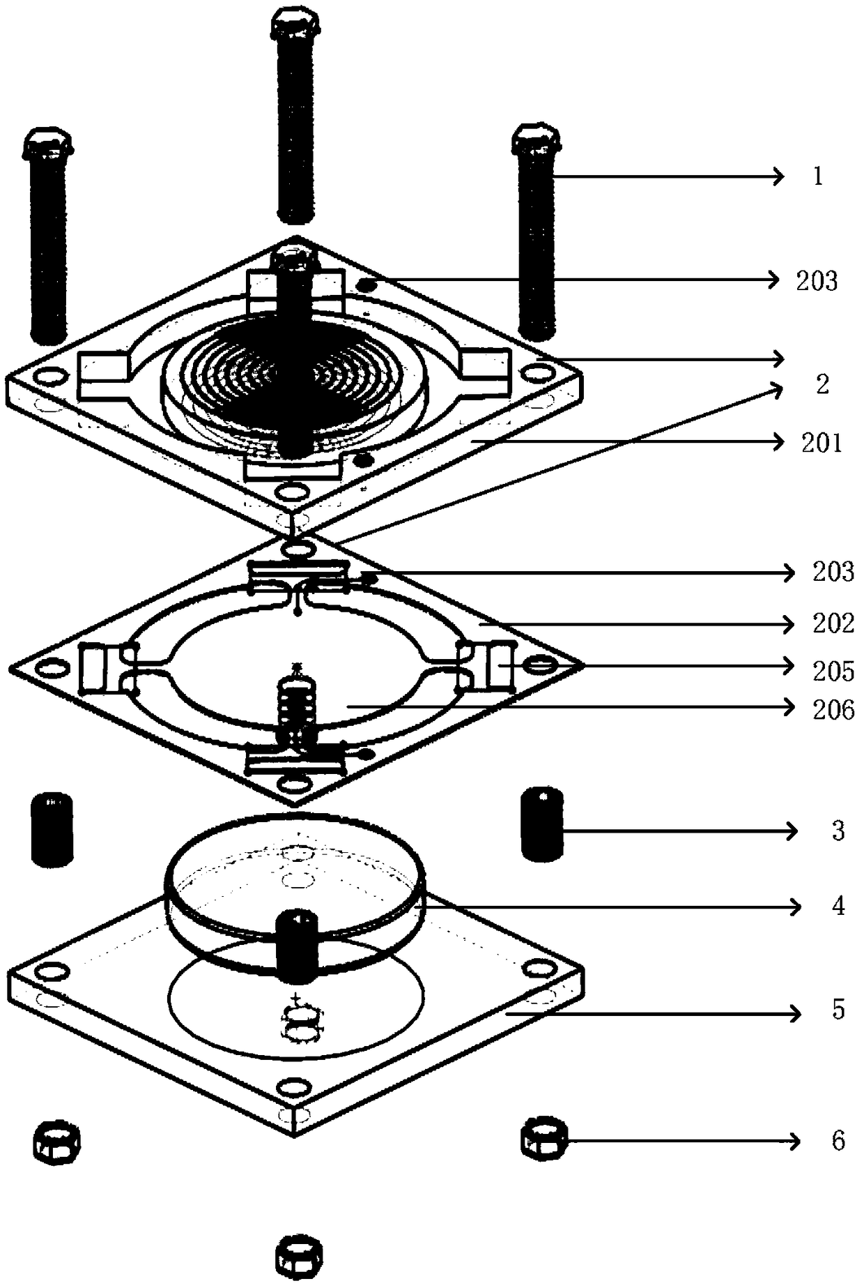 Electromagnetic T-shaped beam vibration energy harvester on basis of rigid and flexible combined structure